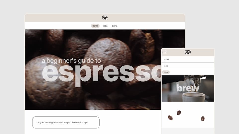 espresso guide - website.