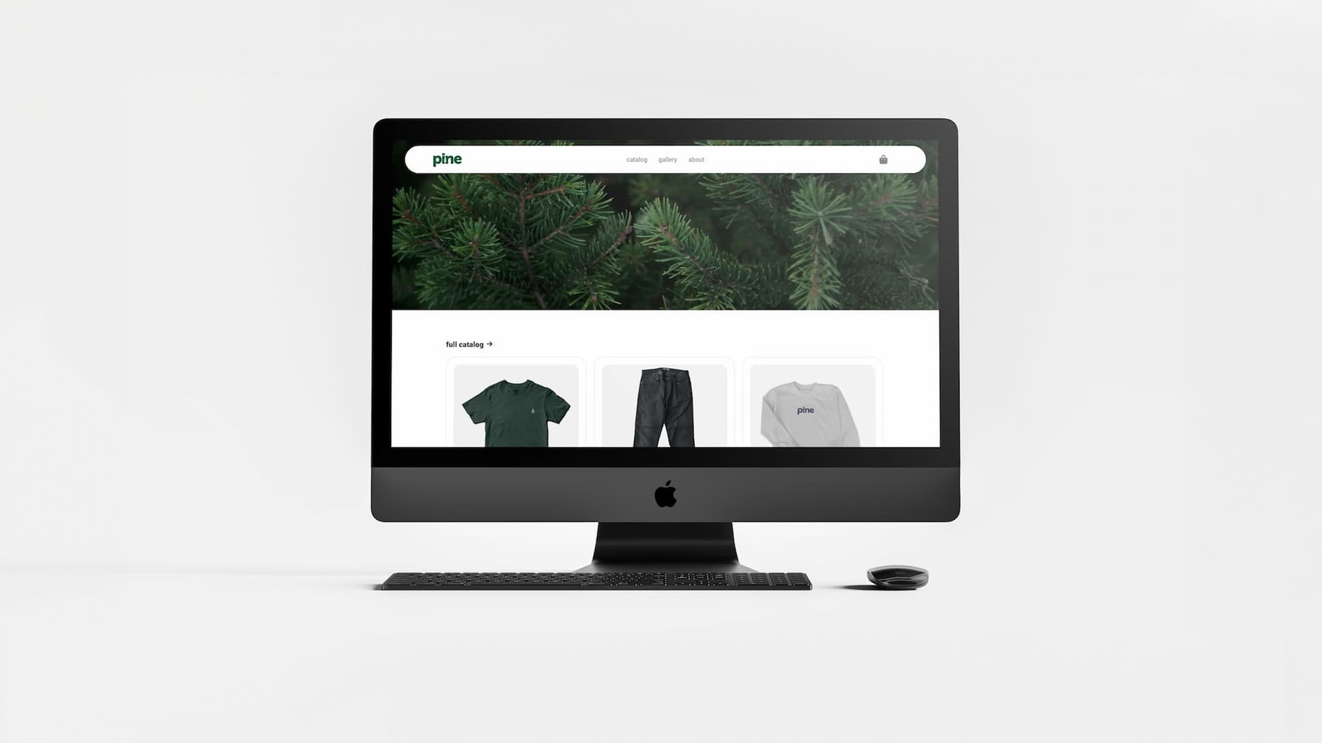 pine - online retail website.